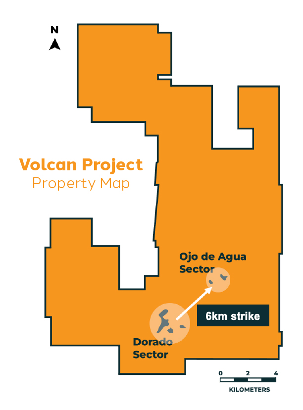 Volcan Project Property Map